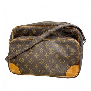 Louis Vuitton Monogram Nile Shoulder Bag M45244 Brown Women's